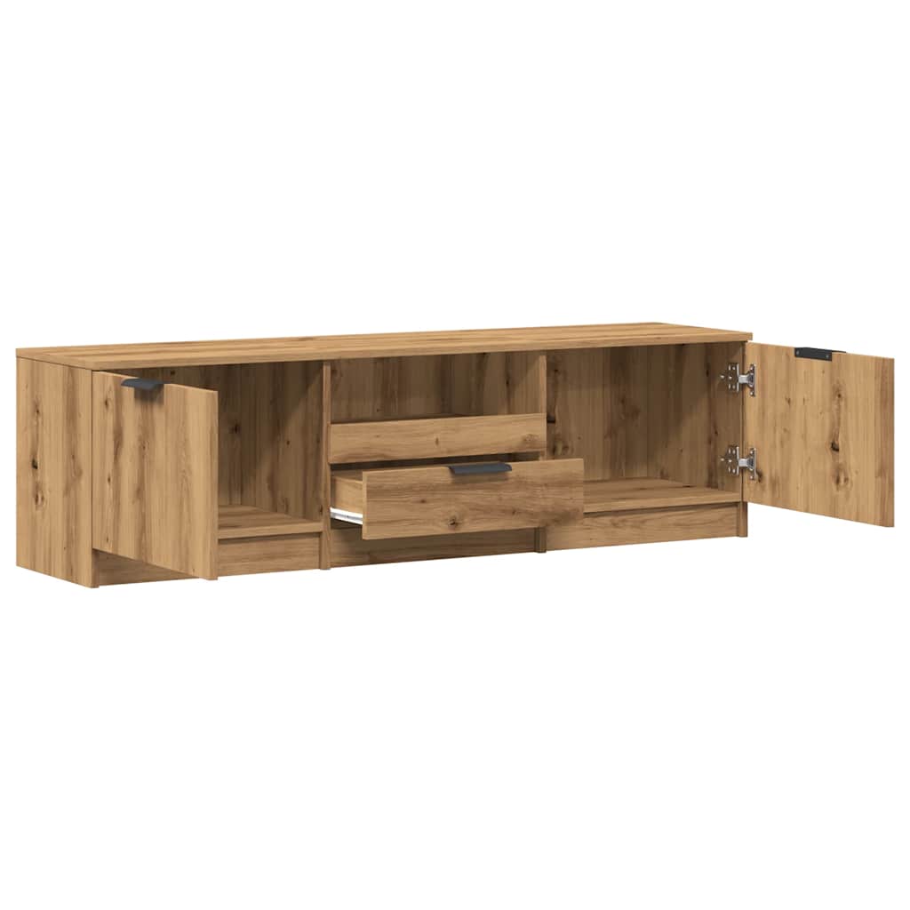 TV Cabinet Artisan Oak 140x35x40 cm Engineered Wood