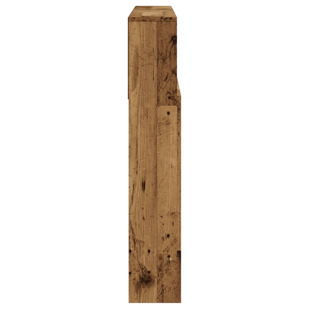 Vintage Wood Headboard Cabinet, 120x19x103.5 cm - Engineered Wood