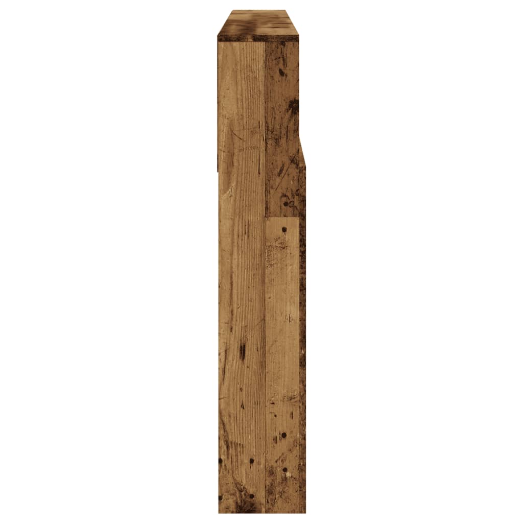Vintage Wood Headboard Cabinet 180x19x103.5 cm - Engineered Wood