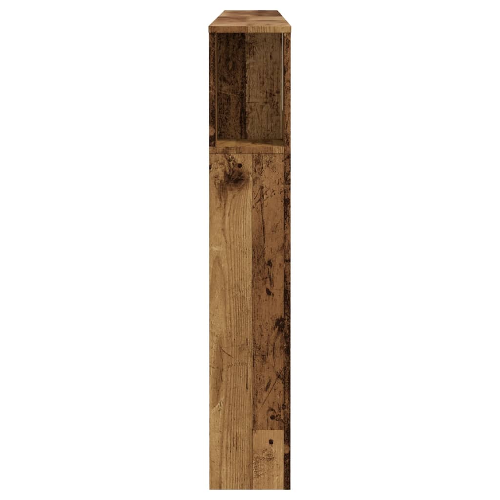 Vintage Wood Headboard Cabinet - 180x18.5x102.5 cm Engineered Wood