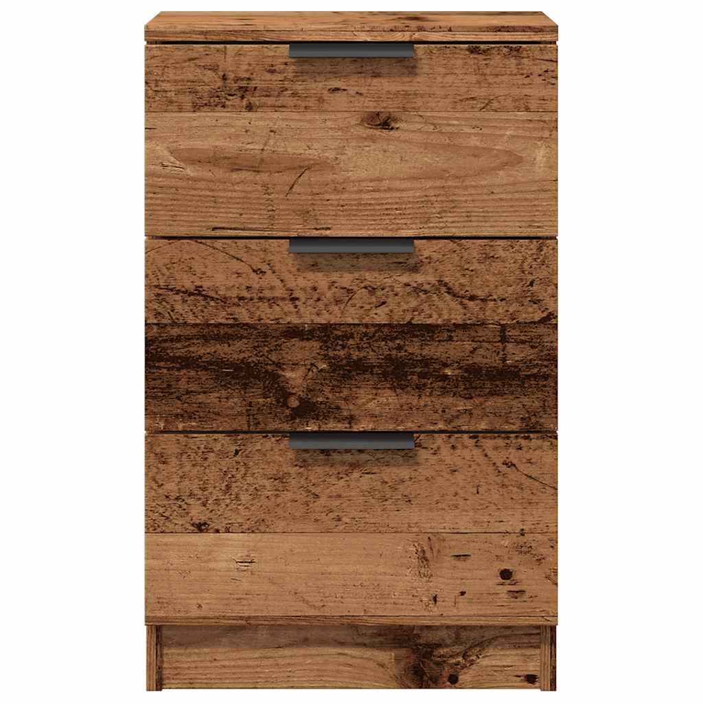 Bedside Cabinets 2 pcs Old Wood 40x36x65 cm Engineered Wood