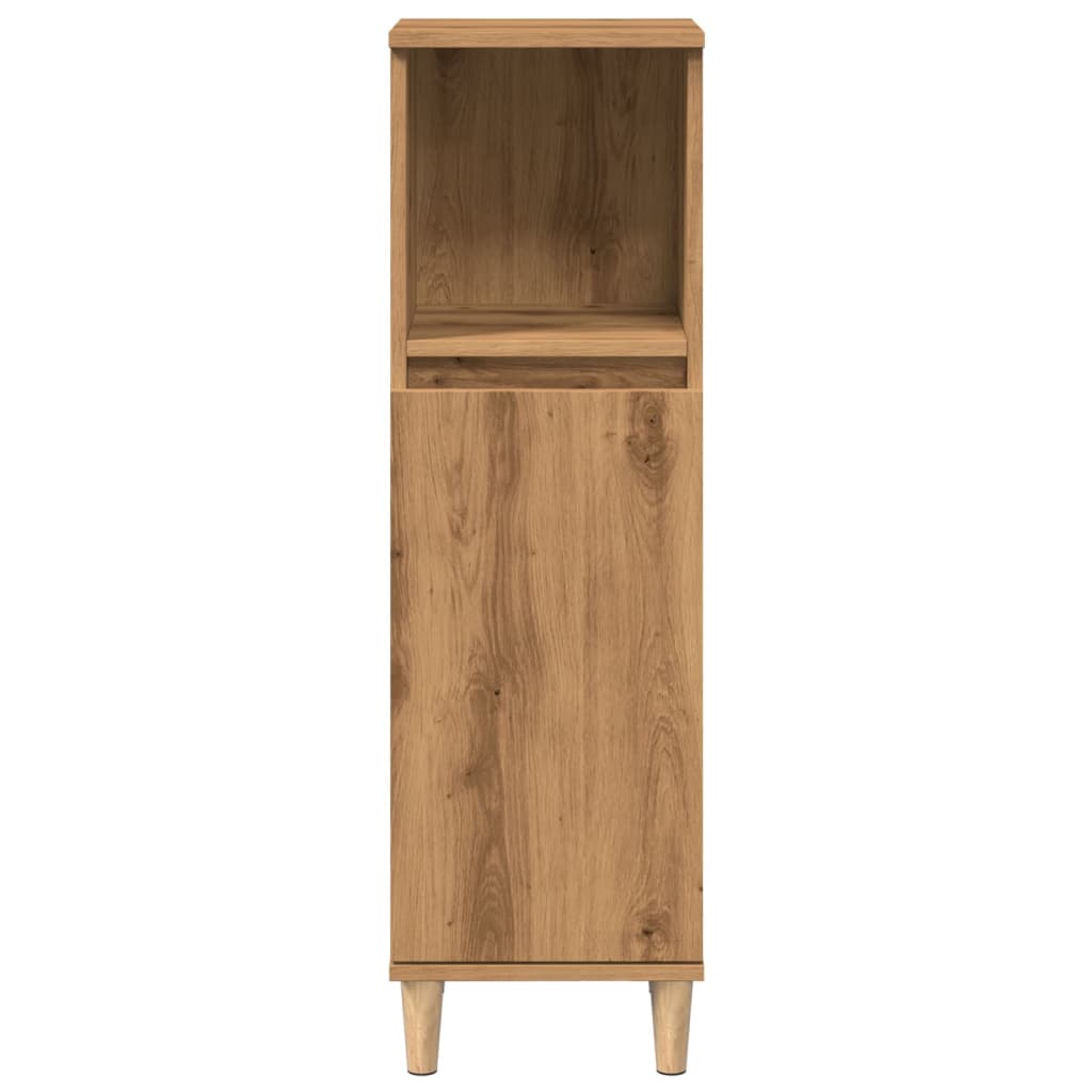 Artisan Oak Bathroom Cabinet 30x30x100 cm - Engineered Wood