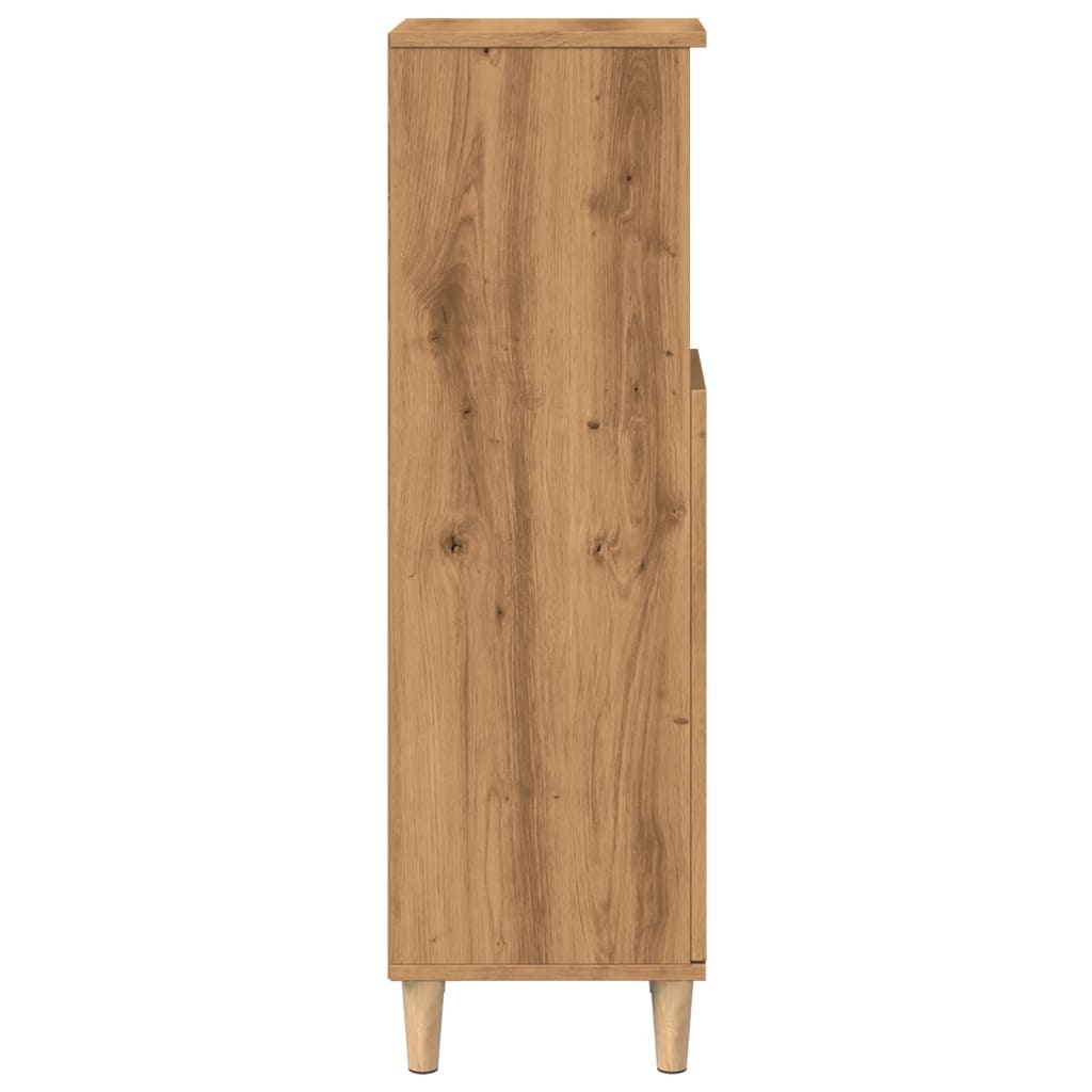 Artisan Oak Bathroom Cabinet 30x30x100 cm - Engineered Wood