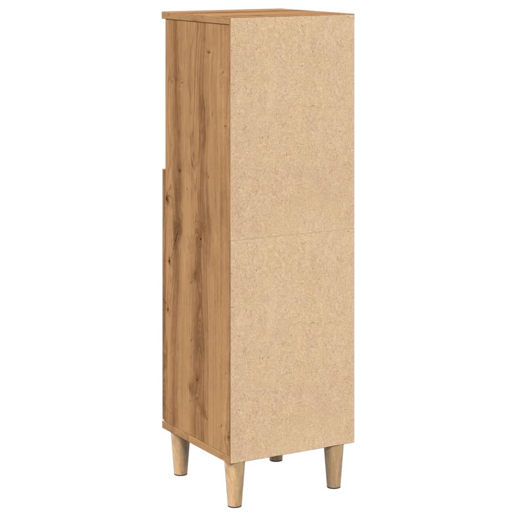 Artisan Oak Bathroom Cabinet 30x30x100 cm - Engineered Wood