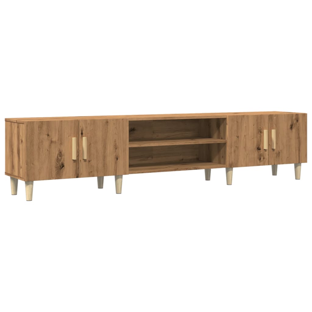 TV Cabinet Artisan Oak 180x31.5x40 cm Engineered Wood