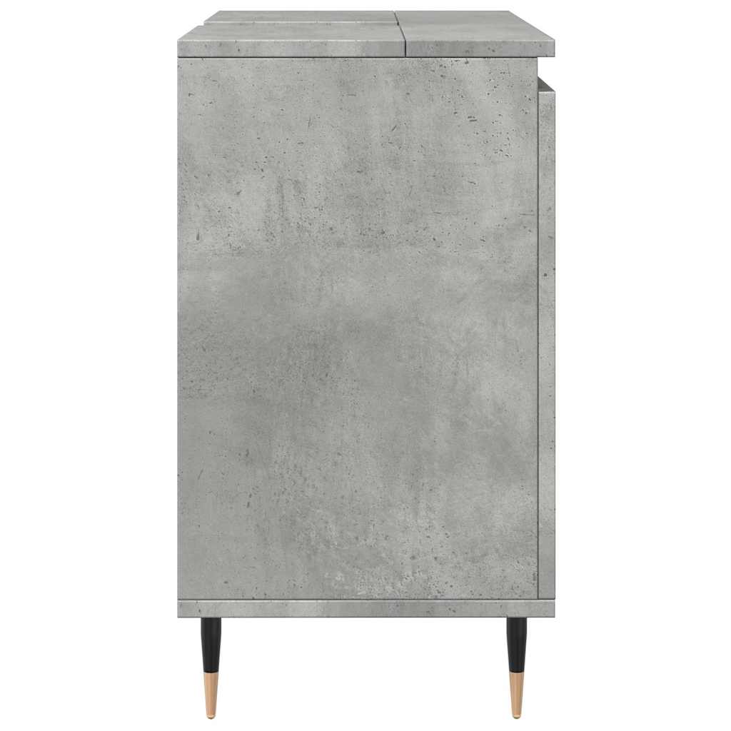 Concrete Grey Bathroom Cabinet 58x33x60 cm - Engineered Wood