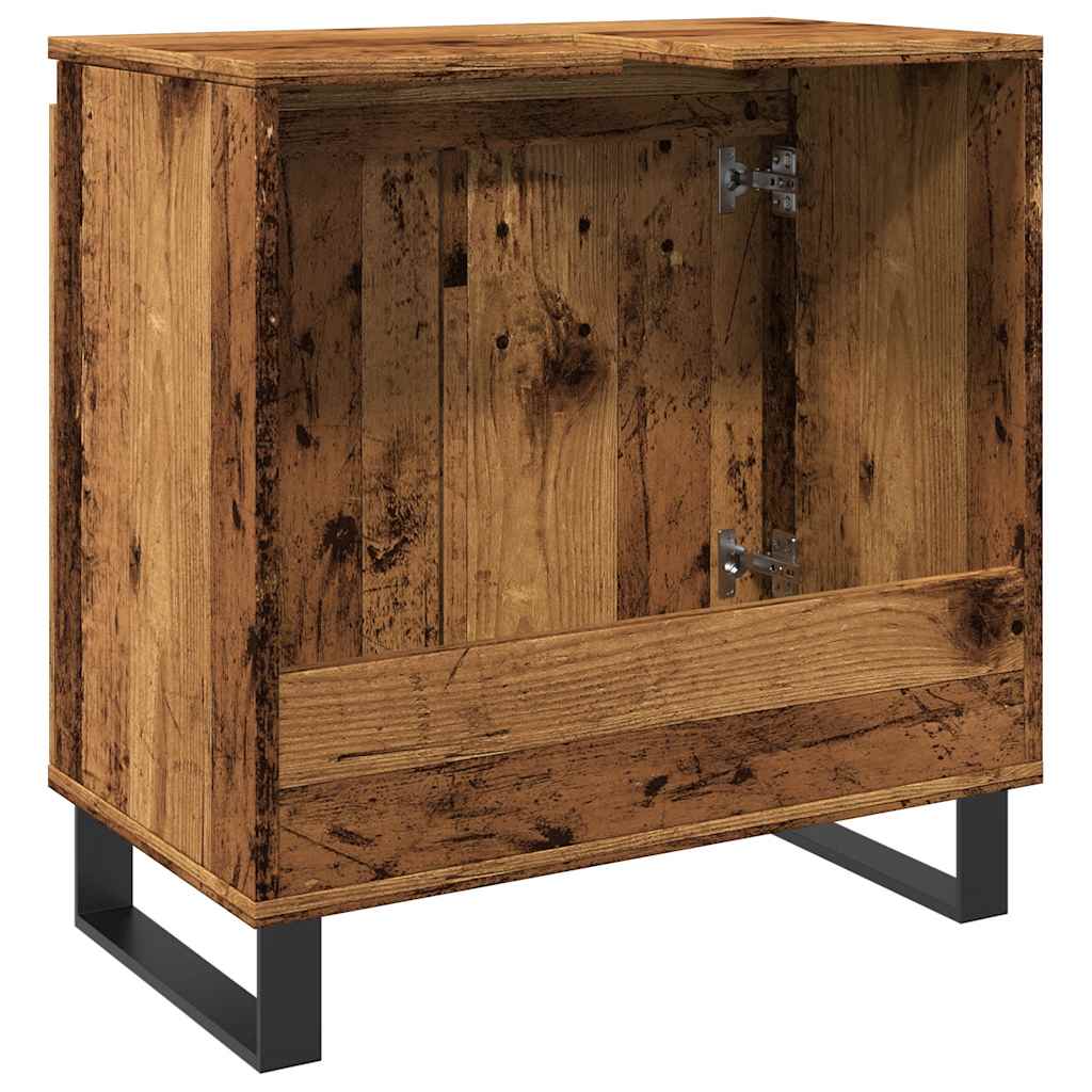 Vintage-Style Bathroom Cabinet, 58x33x60cm, Engineered Wood