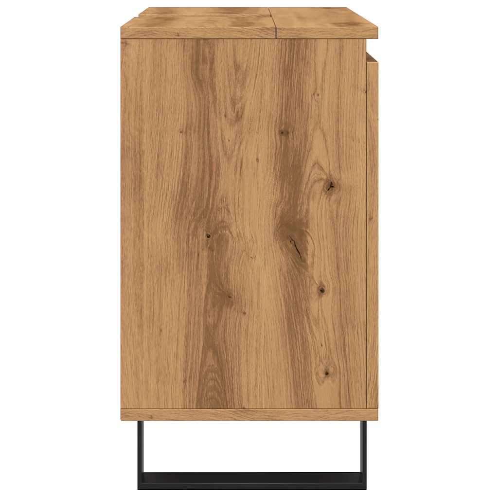 Artisan Oak Bathroom Cabinet 58x33x60 cm - Engineered Wood