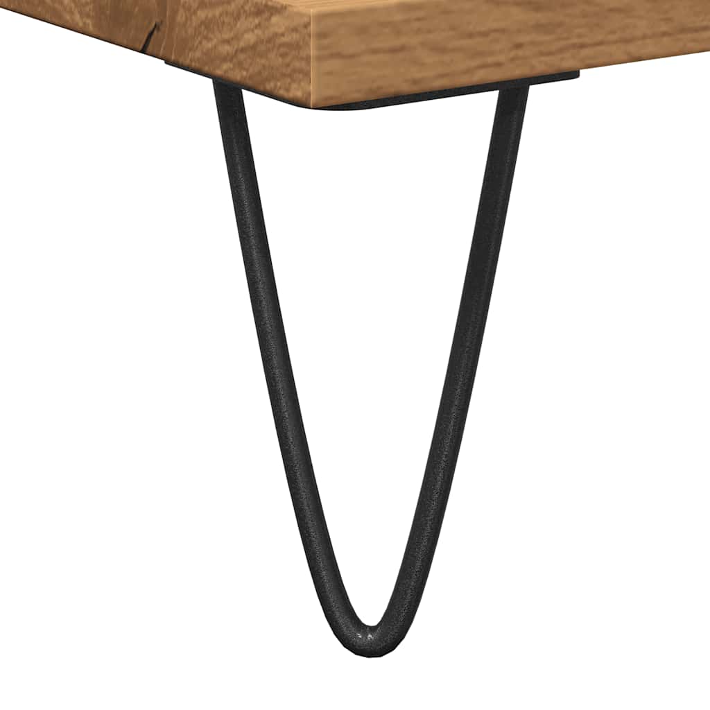 Artisan Oak Sink Cabinet, 65x33x60 cm, Engineered Wood