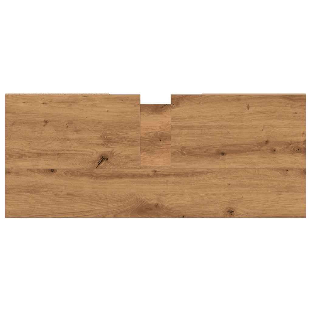 Bathroom Cabinet Artisan Oak 80x33x60 cm Engineered Wood