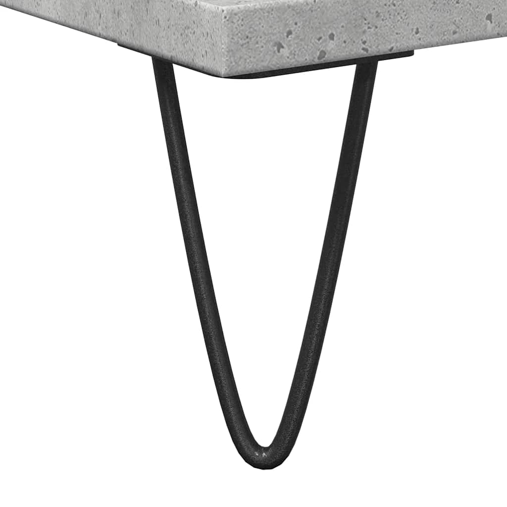 Concrete Grey Bathroom Cabinet, 80x33x60 cm, Engineered Wood