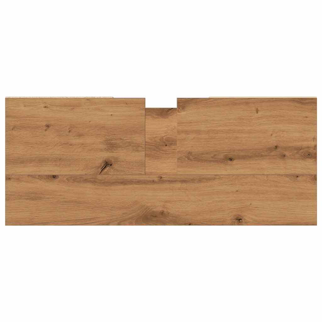 Bathroom Cabinet Artisan Oak 80x33x60 cm Engineered Wood