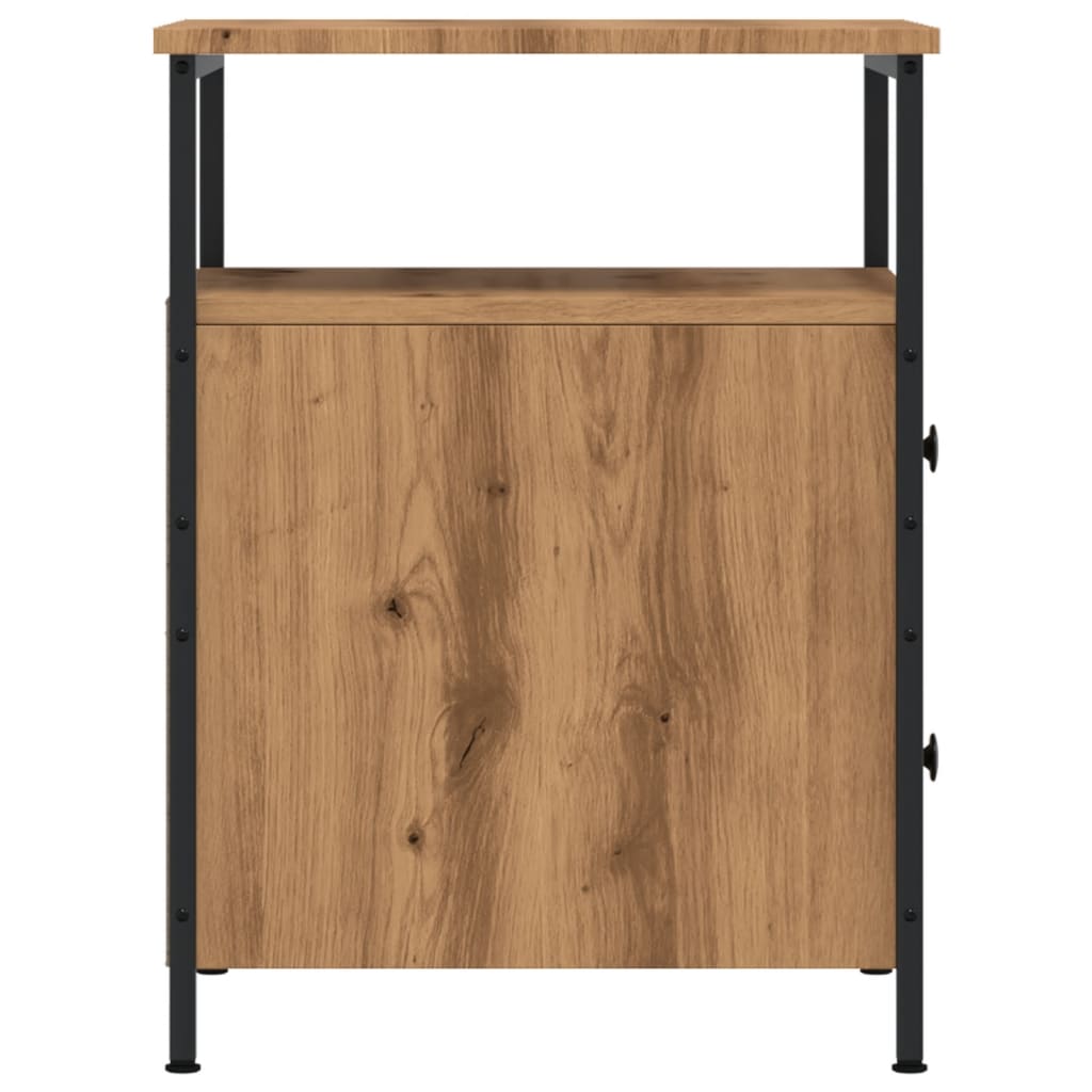 Bedside Cabinets 2 pcs Artisan Oak 44x45x60 cm Engineered Wood