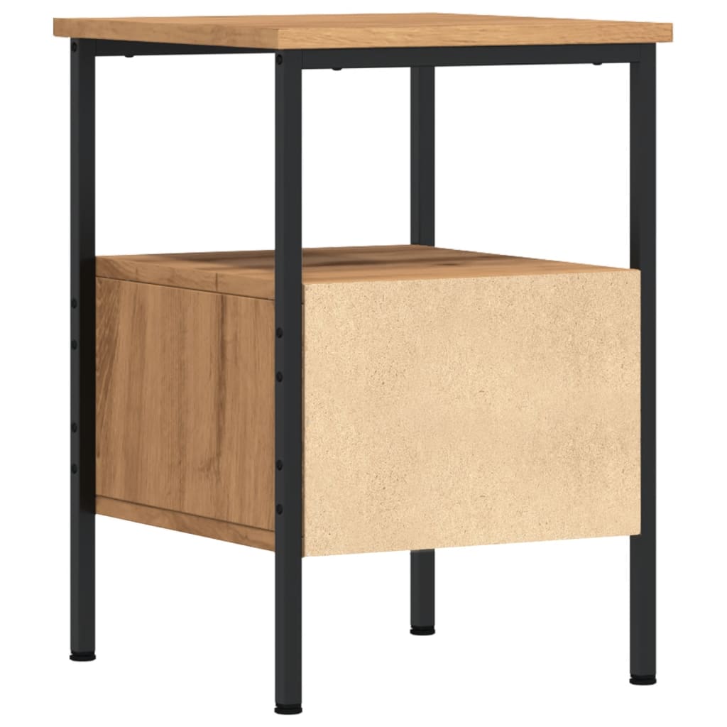 Bedside Cabinet Artisan Oak 34x36x50 cm Engineered Wood