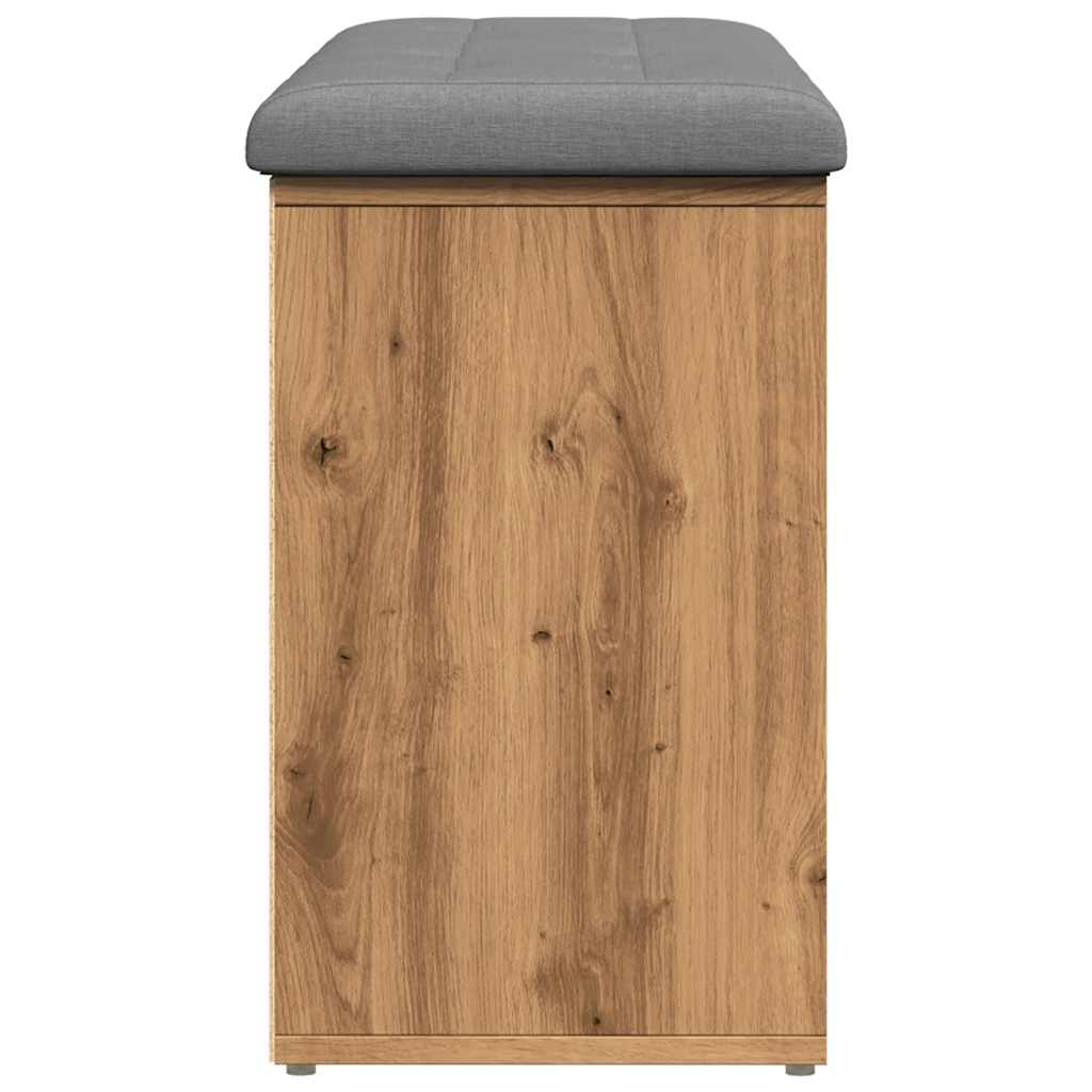 Shoe Bench Artisan Oak 102x32x50 cm Engineered Wood