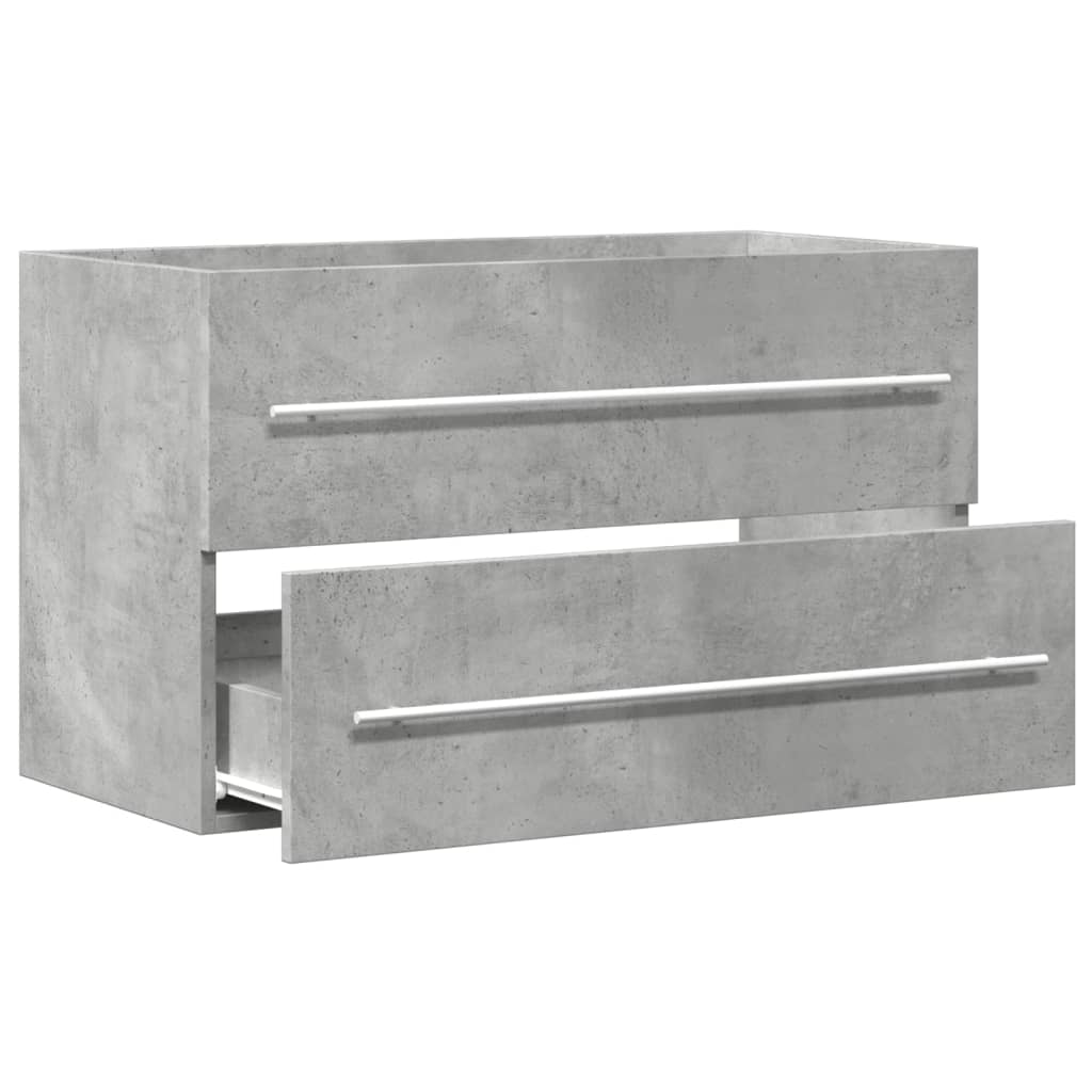 Oak Engineered Wood Sink Cabinet, Artisan Finish, 80x38.5x48 cm