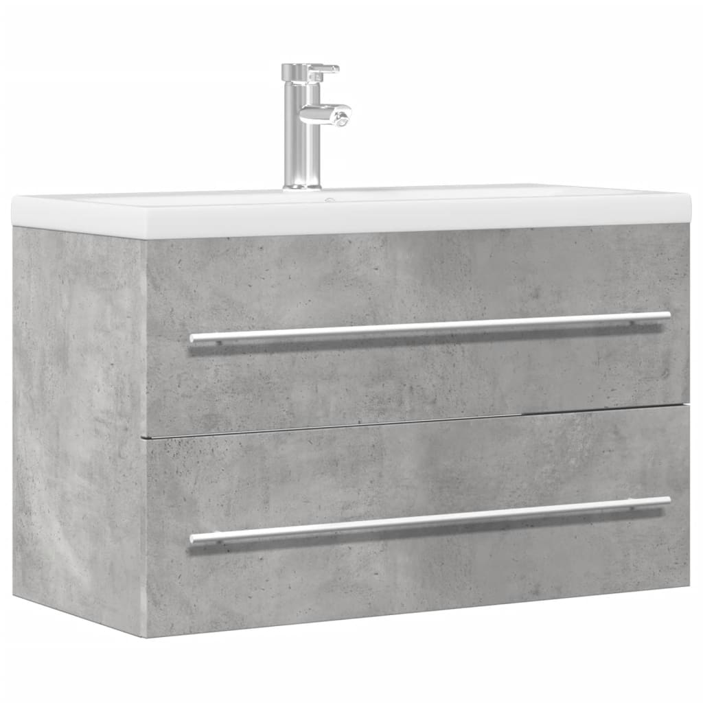 Oak Engineered Wood Sink Cabinet, Artisan Finish, 80x38.5x48 cm