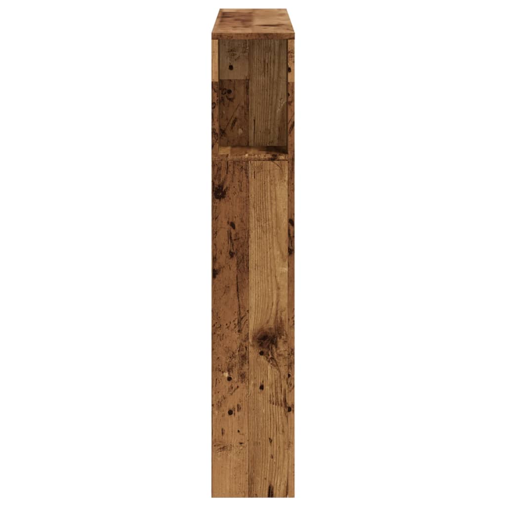 Rustic LED Headboard - Old Wood, 100x18.5x103.5 cm, Engineered Wood