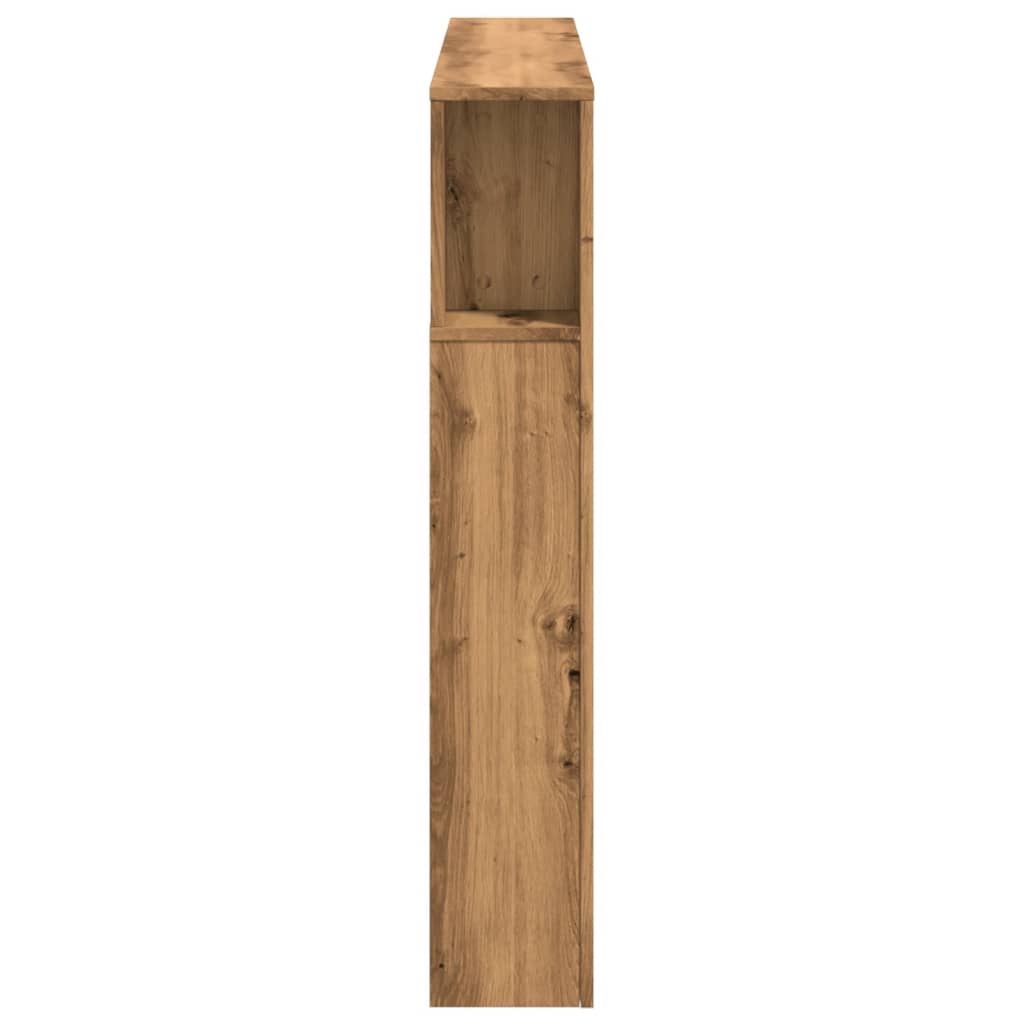 Artisan Oak LED Headboard 140cm - Stylish Engineered Wood Design
