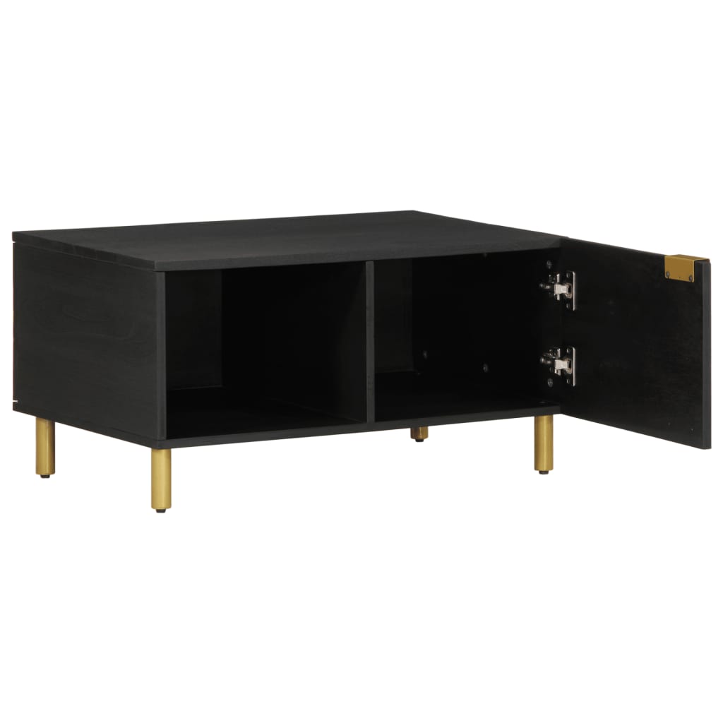 Coffee Table Black 80x50x40 cm Engineered Wood