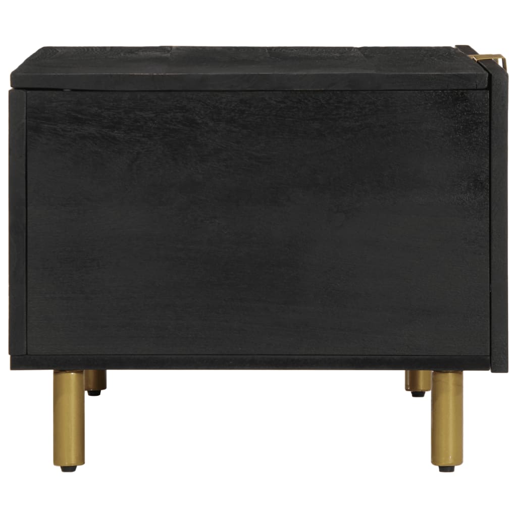Coffee Table Black 80x50x40 cm Engineered Wood