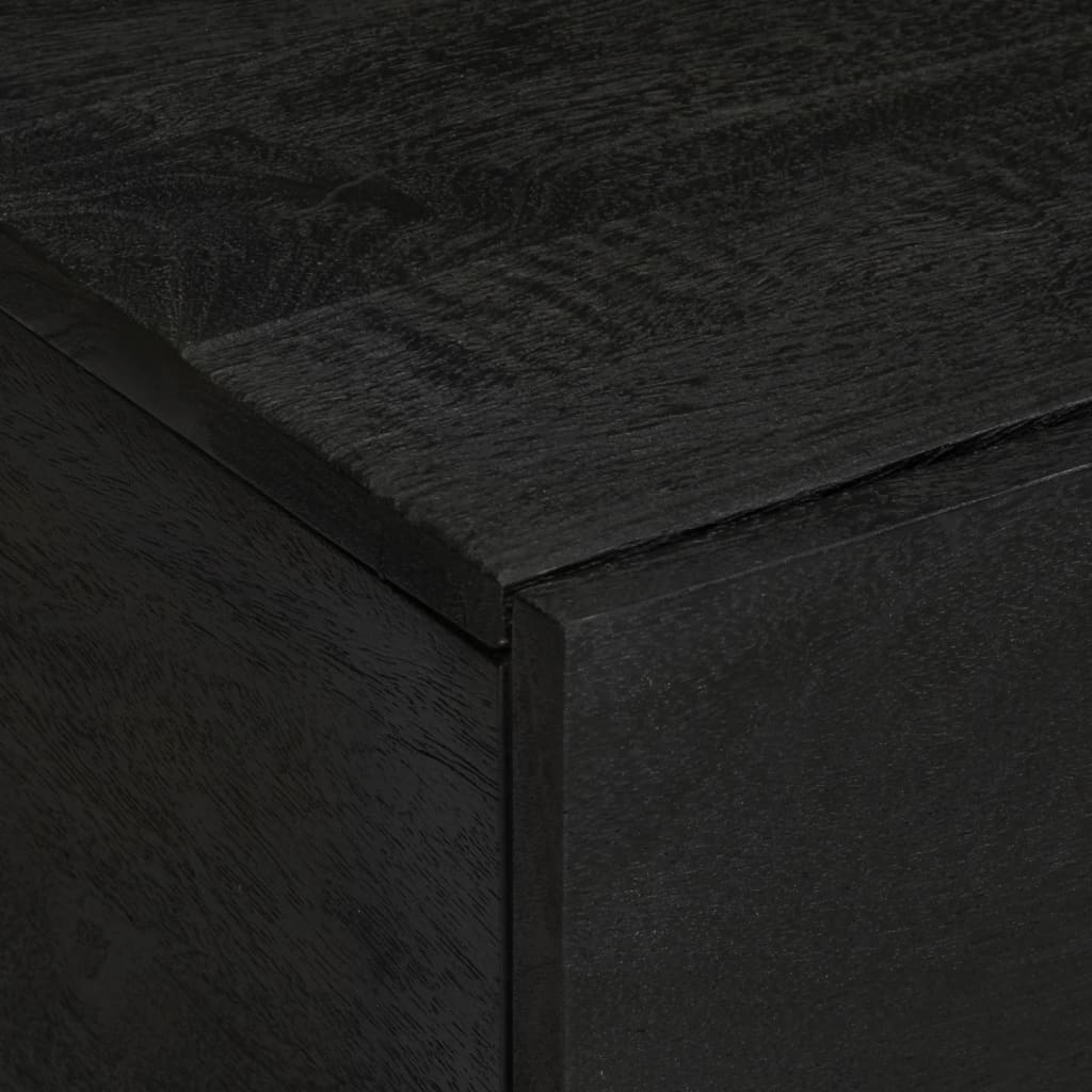 Coffee Table Black 80x50x40 cm Engineered Wood