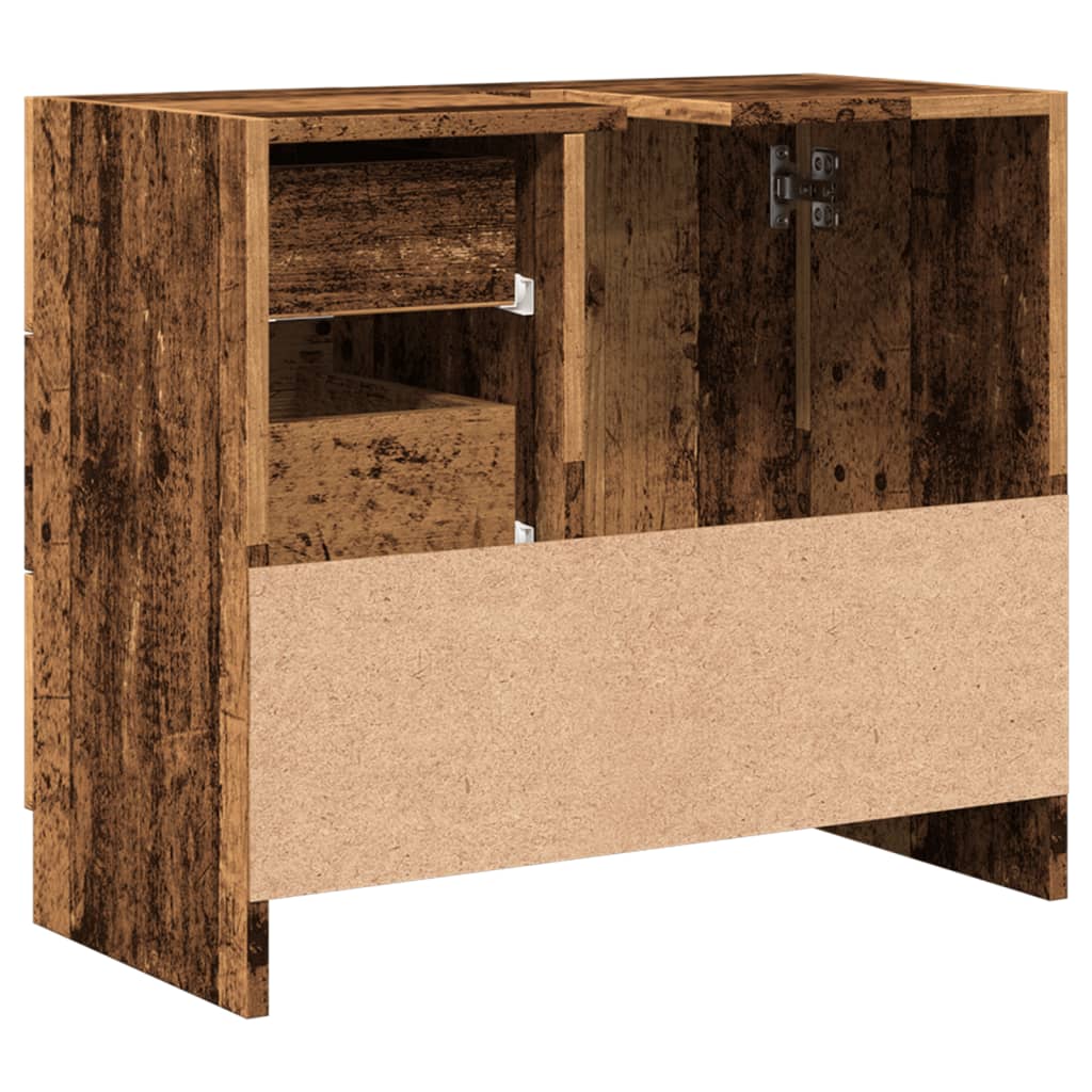 Vintage Engineered Wood Sink Cabinet, 63x30x54 cm, Rustic Charm