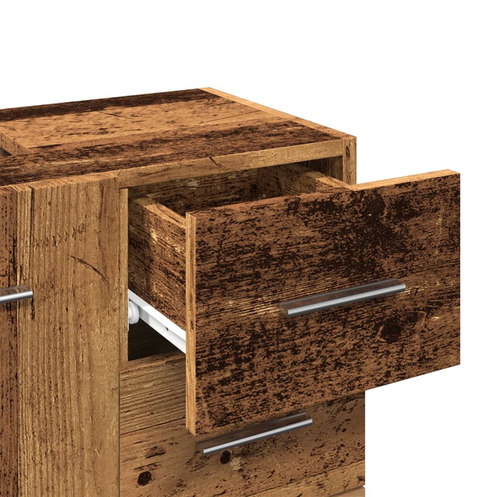 Vintage Engineered Wood Sink Cabinet, 63x30x54 cm, Rustic Charm