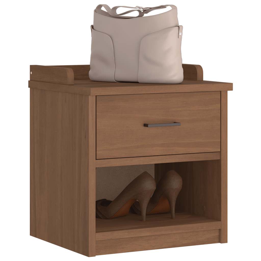 Solid Pine Hallway Bench SANDNES 45x40x50 cm - Durable & Stylish
