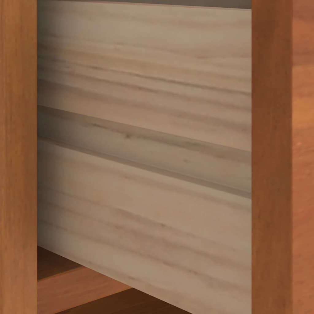 Solid Wood Pine Hallway Bench SANDNES 87x40x50 cm