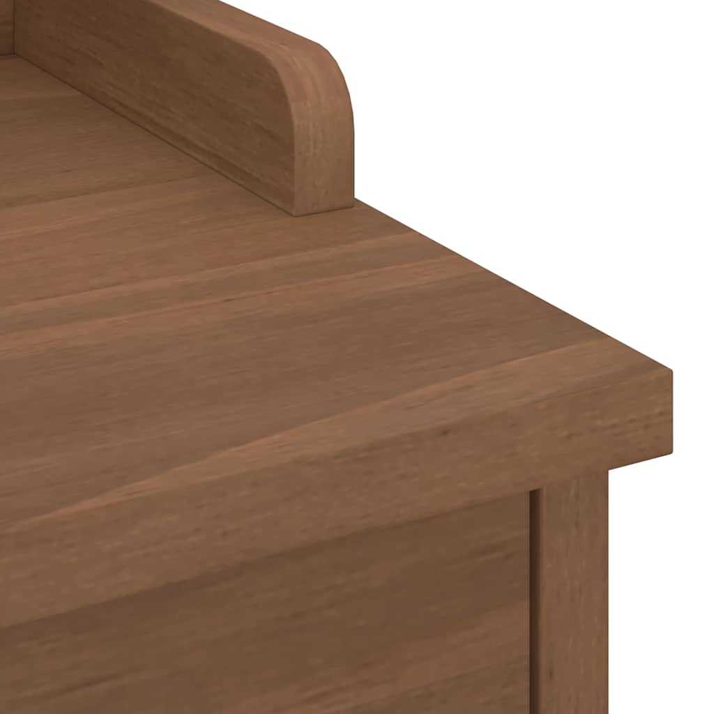 SANDNES Solid Pine Hallway Bench 87x40x50 cm - Natural Wood Finish