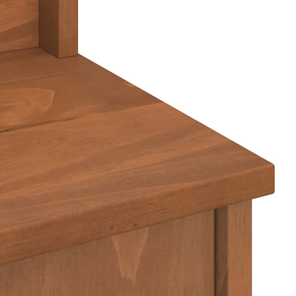 Solid Wood Pine Hall Tree SANDENS 45x40x159.5 cm Organizer
