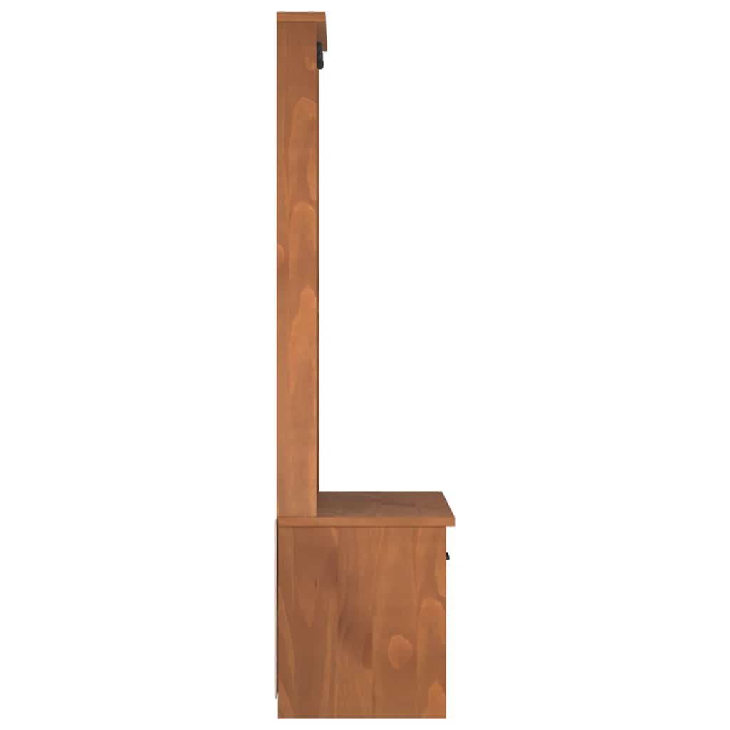 Solid Pine Hall Tree SANDENS - 87x40x159.5cm for Stylish Organizing