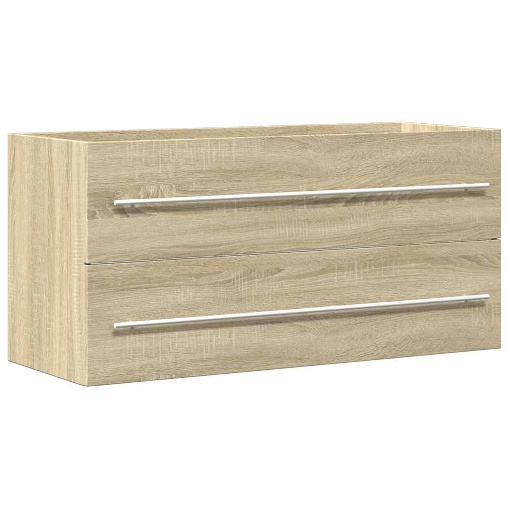 Sonoma Oak Sink Cabinet 100x38.5x48 cm - Durable Engineered Wood