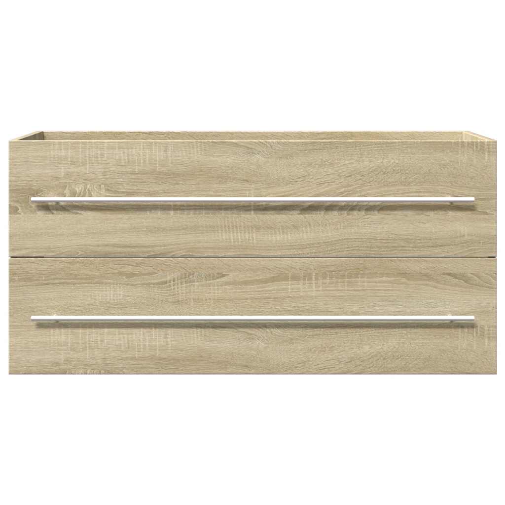 Sonoma Oak Sink Cabinet 100x38.5x48 cm - Durable Engineered Wood