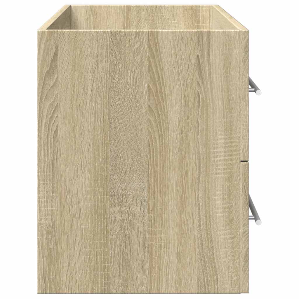 Sonoma Oak Sink Cabinet 100x38.5x48 cm - Durable Engineered Wood