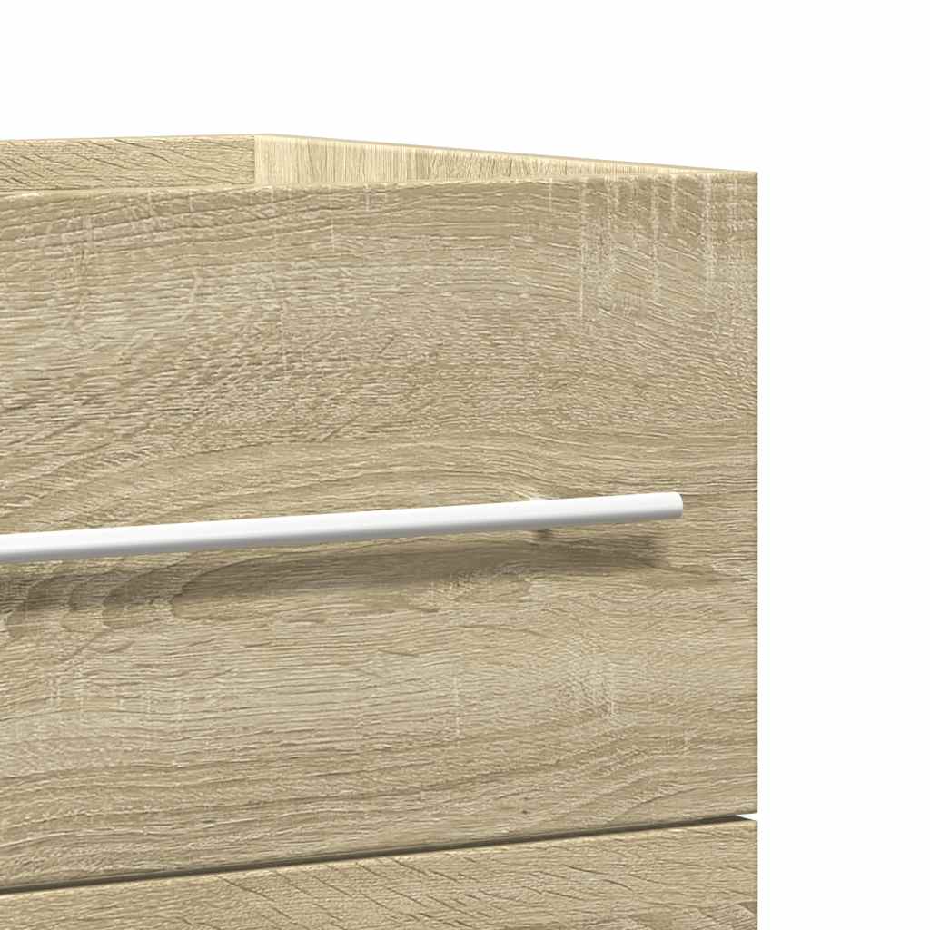 Sonoma Oak Sink Cabinet 100x38.5x48 cm - Durable Engineered Wood