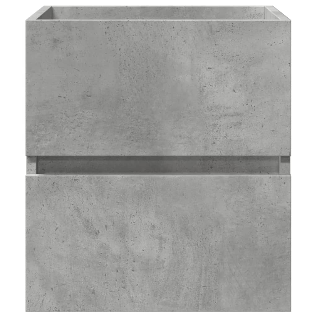 Concrete Grey Engineered Wood Sink Cabinet - 41x38.5x45 cm