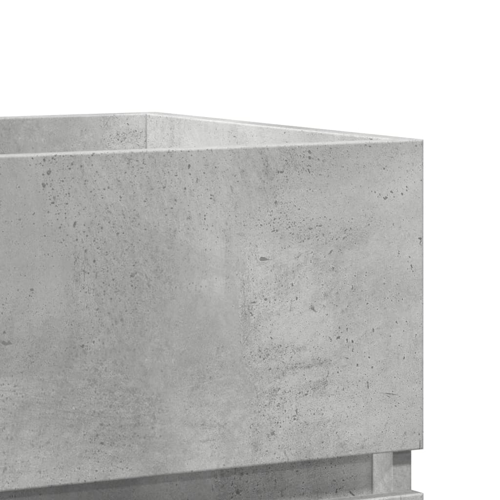 Concrete Grey Engineered Wood Sink Cabinet - 41x38.5x45 cm