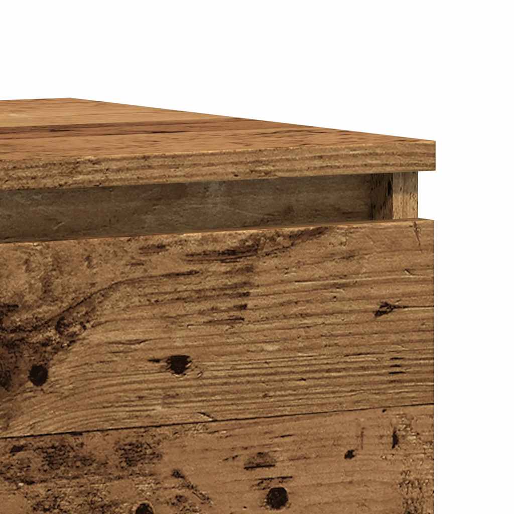 Bedside Cabinet Old Wood 50x40x43.5 cm Engineered Wood