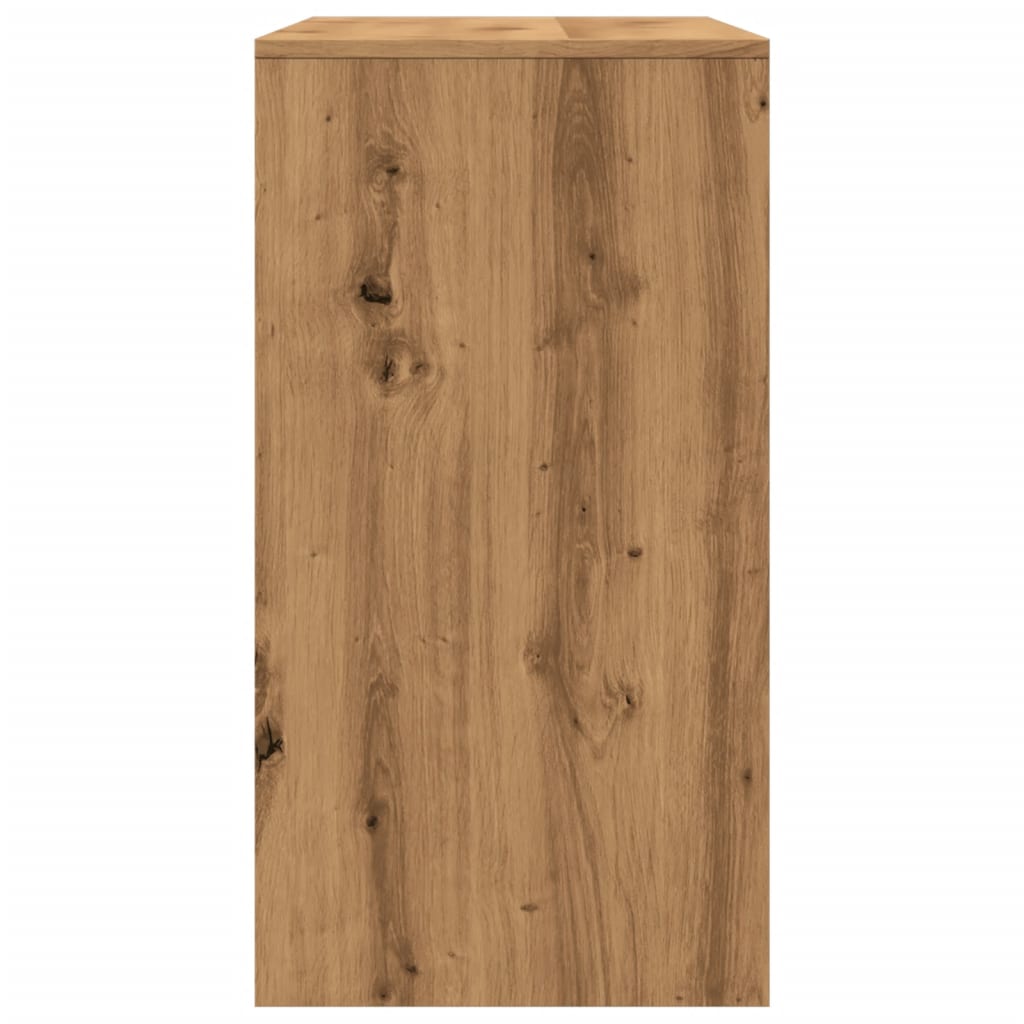 Artisan Oak Console Table 89x41x76.5 cm - Engineered Wood Elegance