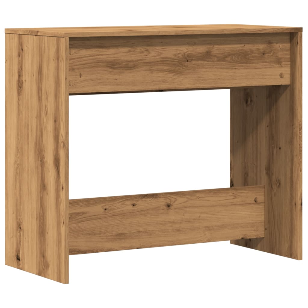 Artisan Oak Console Table 89x41x76.5 cm - Engineered Wood Elegance