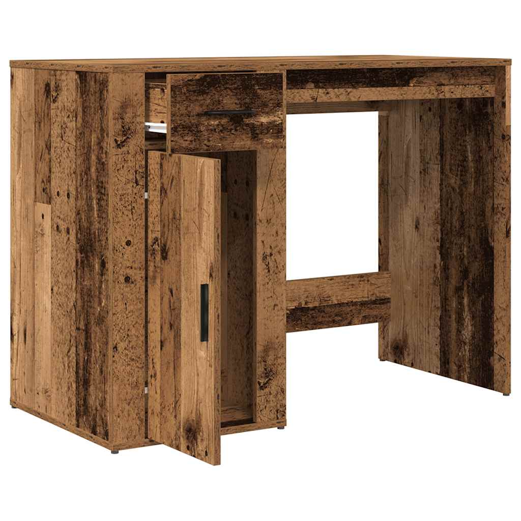 Vintage-Style Engineered Wood Desk, 100x49x75 cm, Rustic Charm