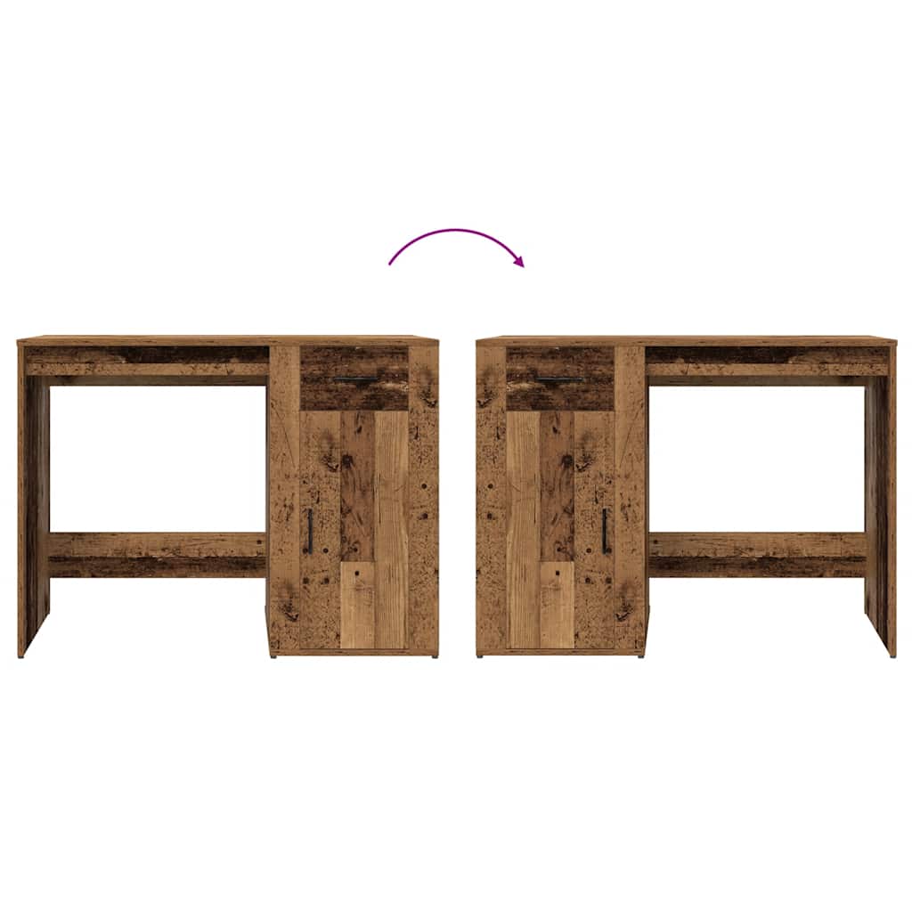 Vintage-Style Engineered Wood Desk, 100x49x75 cm, Rustic Charm
