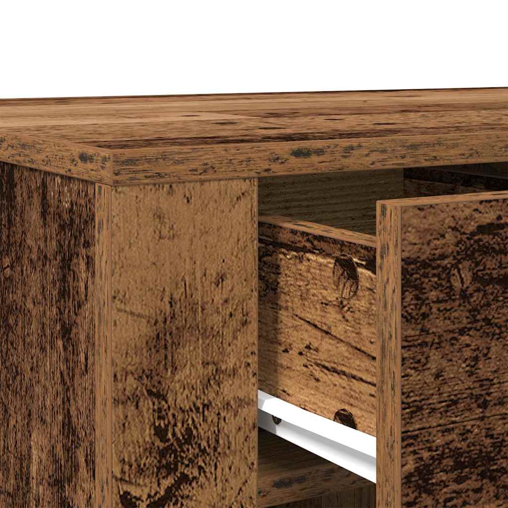 Vintage-Style Engineered Wood Desk, 100x49x75 cm, Rustic Charm