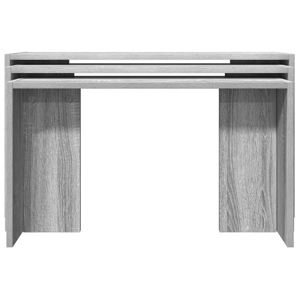 Grey Sonoma Engineered Wood Nesting Tables Set of 3