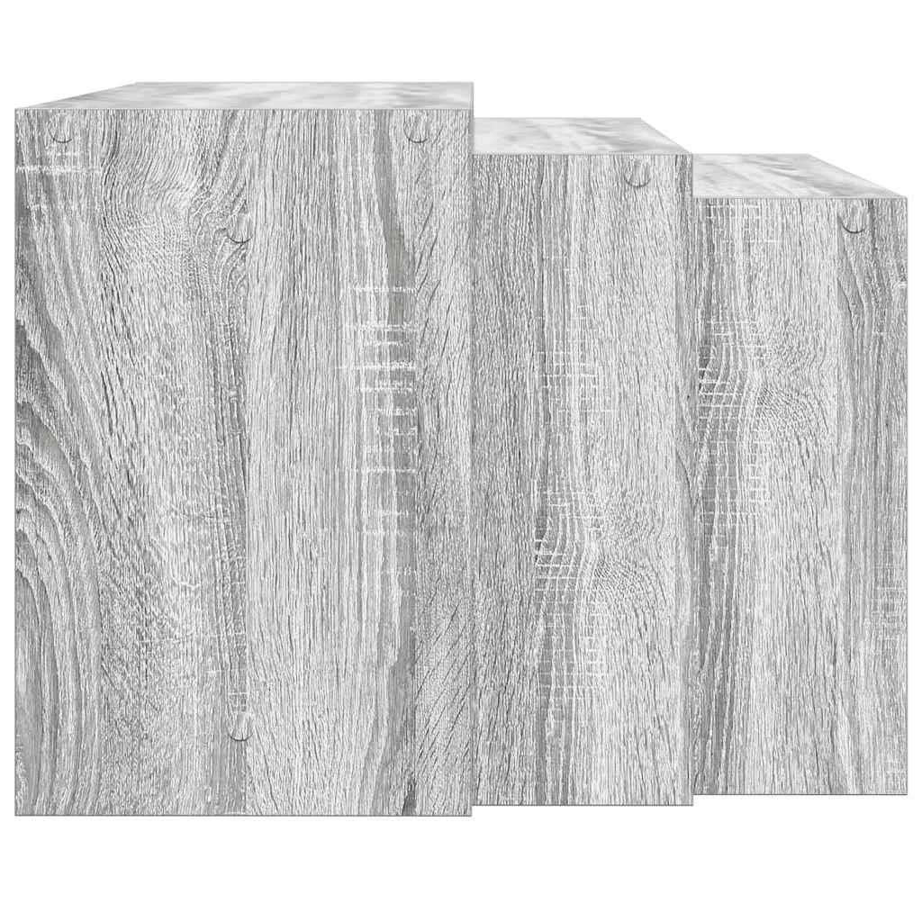 Grey Sonoma Engineered Wood Nesting Tables Set of 3