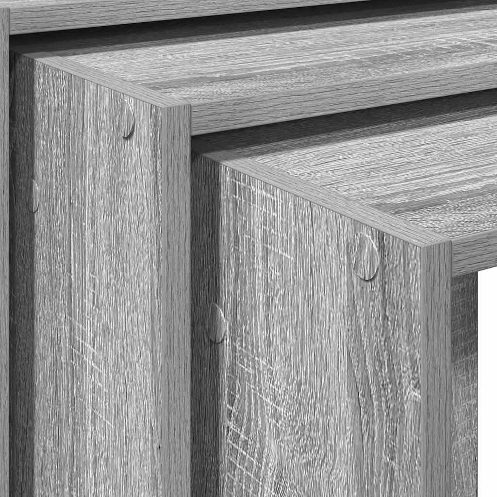 Grey Sonoma Engineered Wood Nesting Tables Set of 3