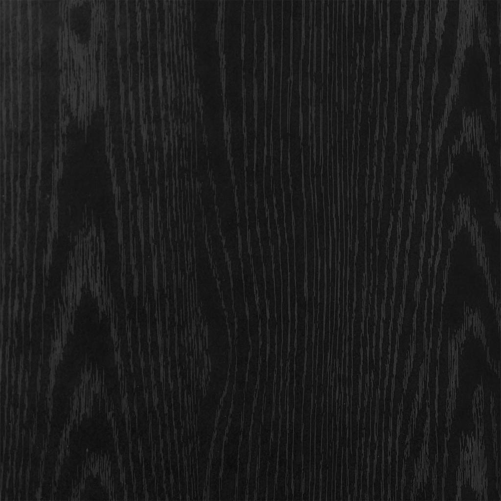 Bedside Cabinet with Drawer Black Oak 51x31x47 cm