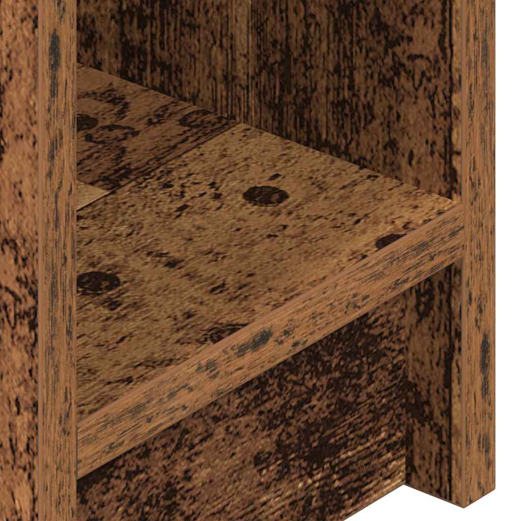 Bedside Cabinet with Drawer Old Wood 20x36x60 cm